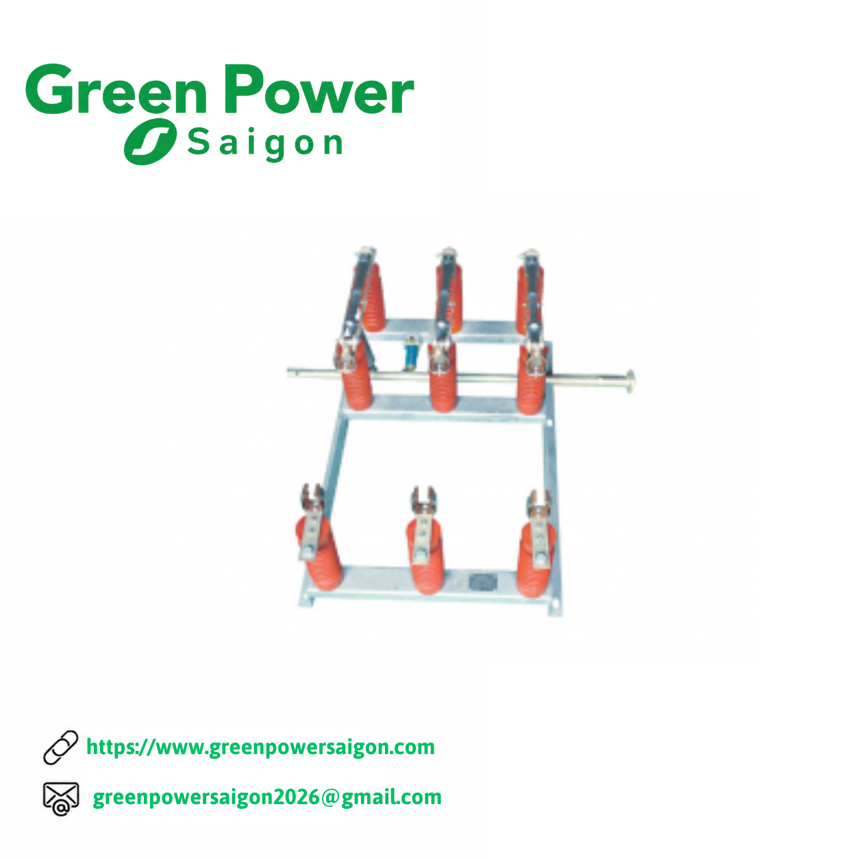 DAO CÁCH LY 630A-24 KV-3P TRONG NHÀ (CÓ BỆ CHÌ) - Image 1