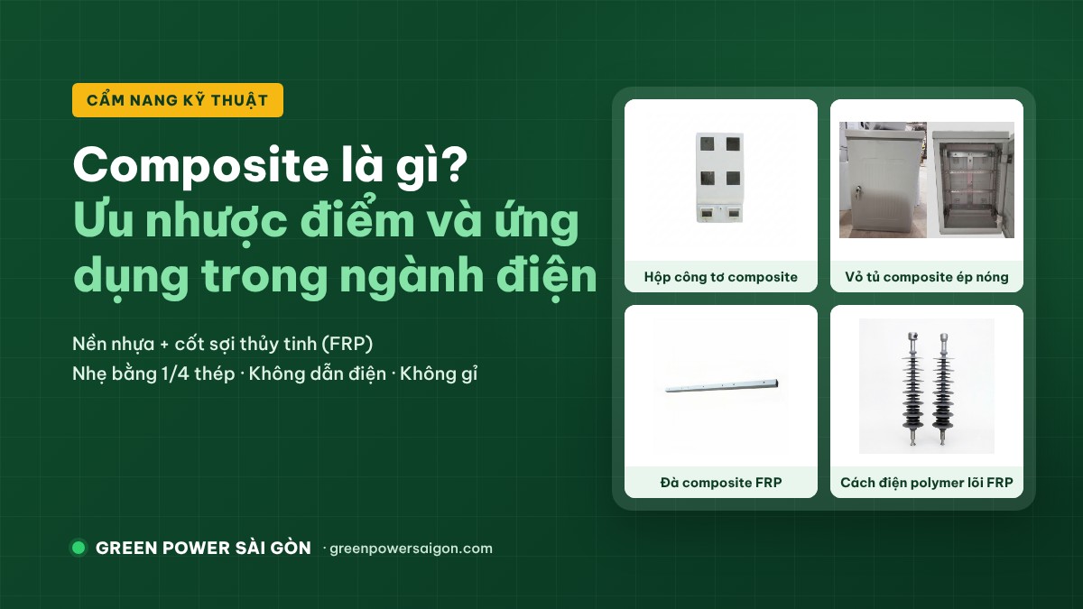 Composite Là Gì? Ưu Nhược Điểm và Ứng Dụng Trong Ngành Điện