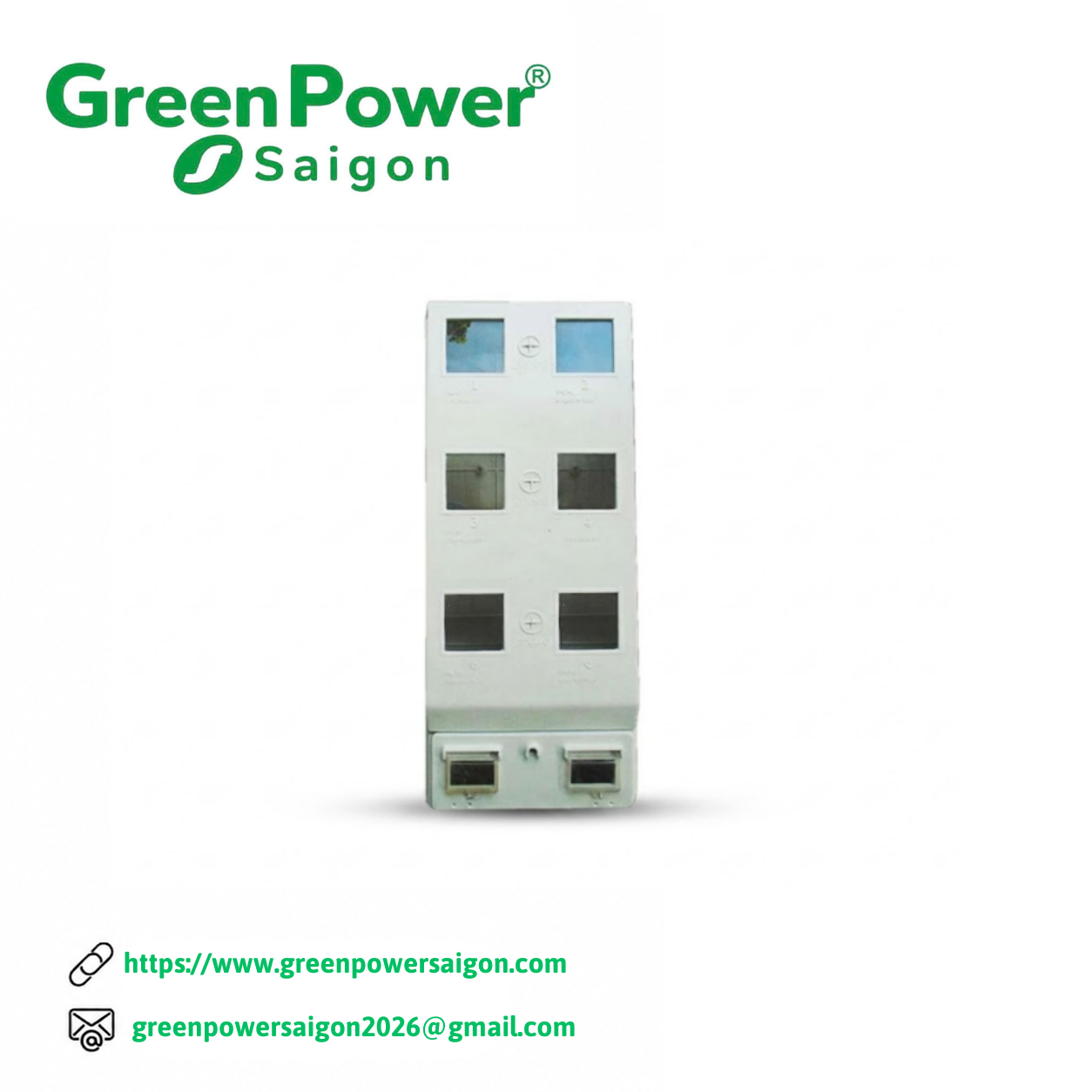 HỘP BẢO VỆ 6 CÔNG TƠ 1 PHA COMPOsSITE - Image 1
