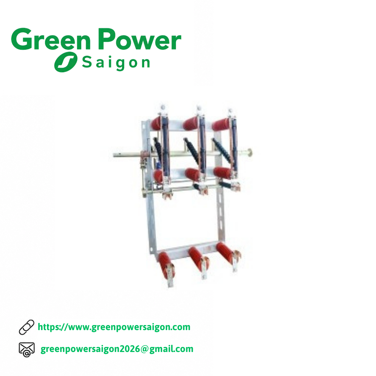 DAO CÁCH LY 630A-24 KV-3P TRONG NHÀ, TỰ CẮT KHI ĐỨT CHÌ 3P, ID (CÓ BỆ CHÌ - Image 1